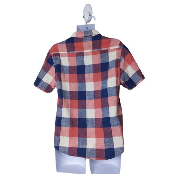 Clear Water Outfitters Men's Plaid button down short sleeve Shirt Size S - Picture 2 of 7